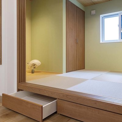 上質なLDKを中心とした 家事ラク動線の家